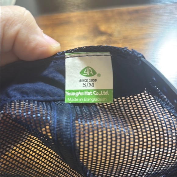 Navy Foam Trucker Hat NWOT - Picture 2 of 3